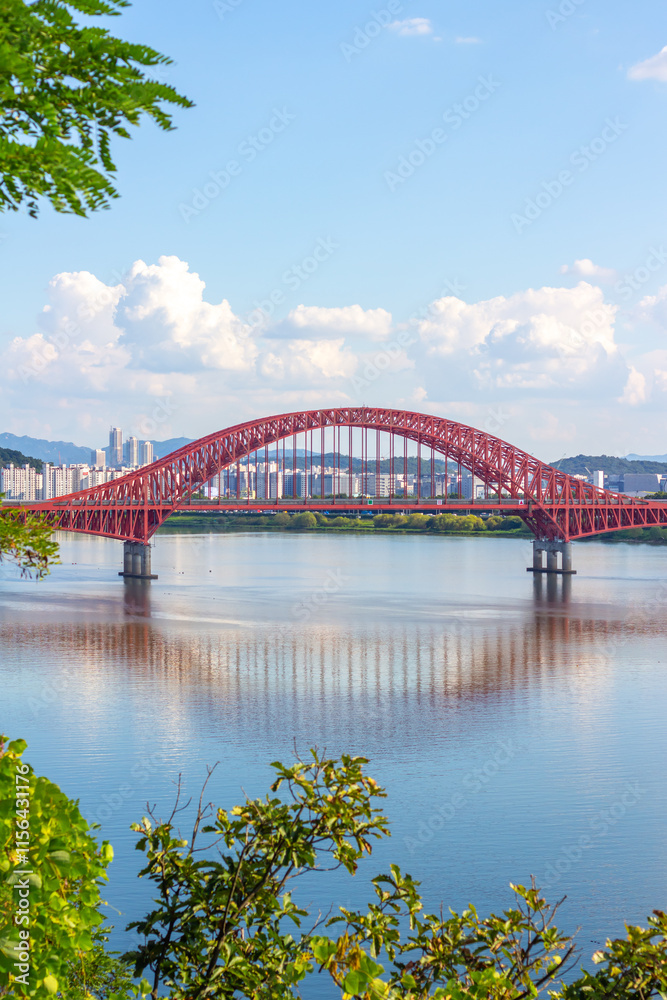 Naklejka premium 대교