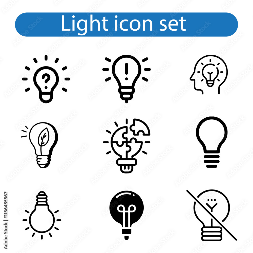 lamp light icon set vector art illustration, simple, elegant for graphic design needs.. lamp light icon set vector art illustration, simple, elegant for graphic design needs..