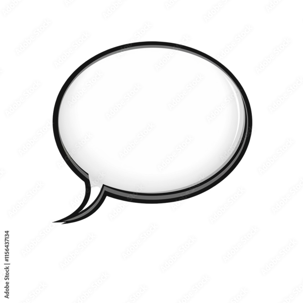 Vector Speech Bubble Ready for Text Isolated on Transparent Background Vector Speech Bubble Ready for Text Isolated on Transparent Background