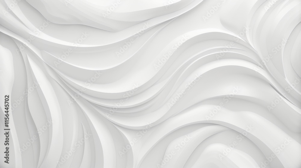 Fototapeta premium Exploring the 3D Minimalist Abstract Background Realm