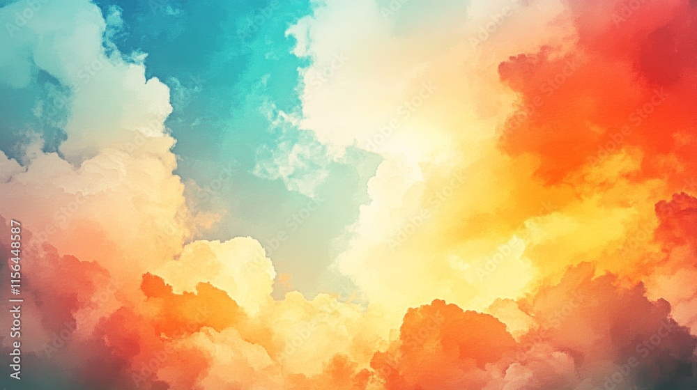 Stunning sunset sky with vivid clouds in orange, pink, and blue hues, creating a serene and dreamy atmosphere. Stunning sunset sky with vivid clouds in orange, pink, and blue hues, creating a serene and dreamy atmosphere.
