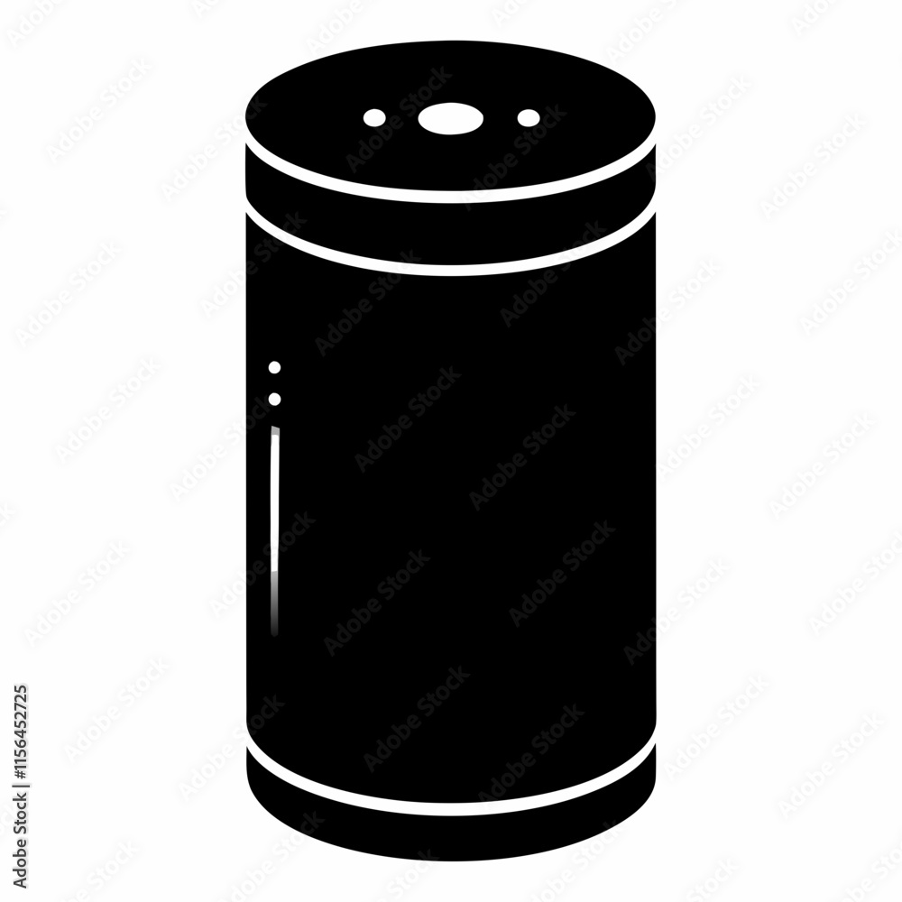Smart Speaker Silhouette Vector Art Smart Speaker Silhouette Vector Art