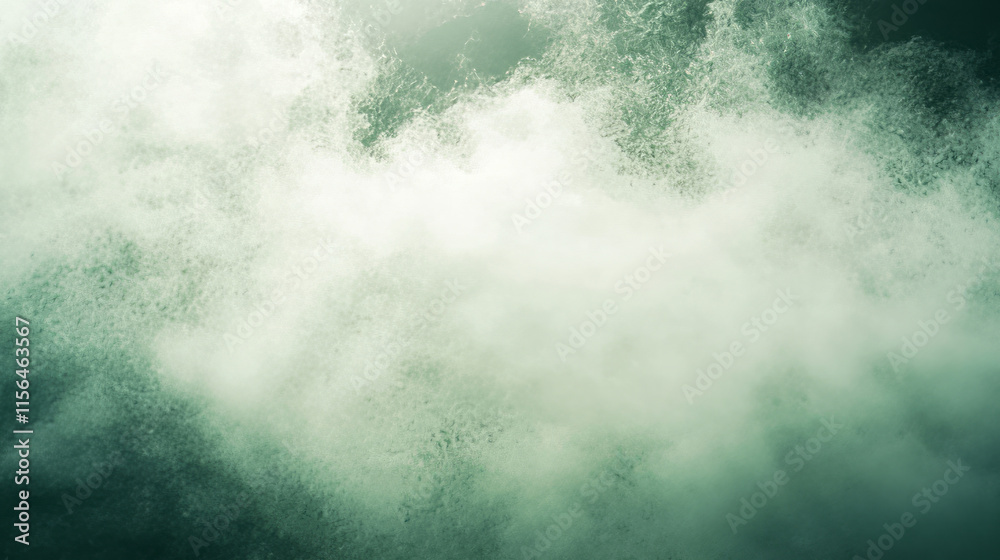 Obraz premium ethereal green textures: a journey through cloud-like backgrounds and abstract designs