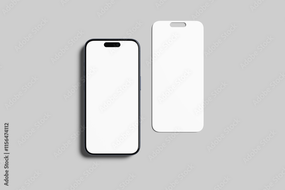 Phone Screen Blank Mockup Phone Screen Blank Mockup