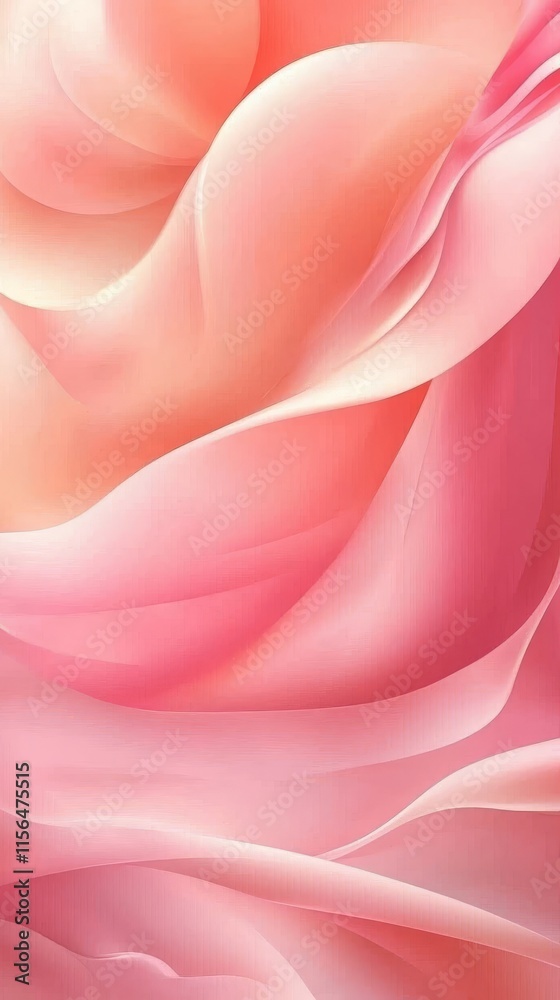 Fototapeta premium Pastel Gradient Background with Subtle Makeup Illustrations