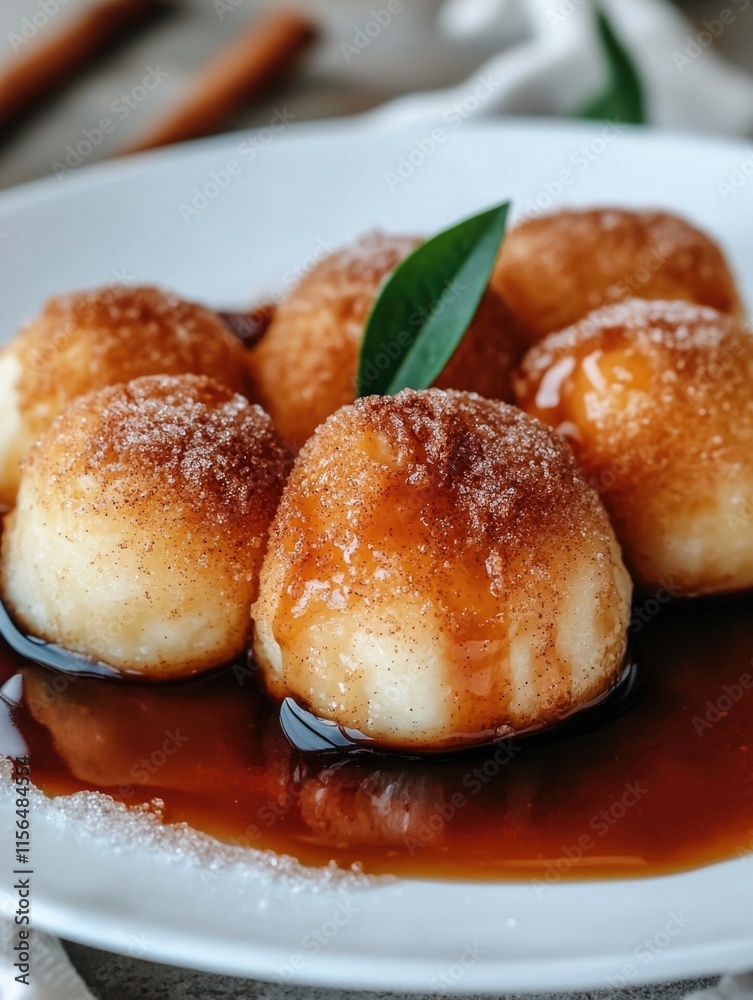 Doughnuts on Plate Doughnuts on Plate