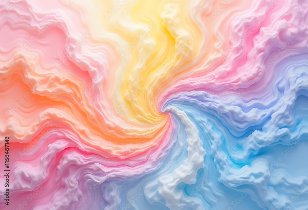 An abstract image showcasing a vibrant blend of pastel colors swirling and flowing together, creating a dynamic yet peaceful visual effect.
An abstract image showcasing a vibrant blend of pastel colors swirling and flowing together, creating a dynamic yet peaceful visual effect.