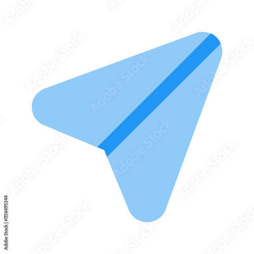 send flat icon