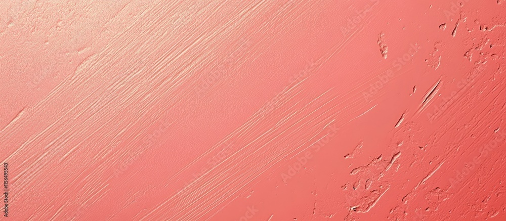 Fototapeta premium Coral Highlighter on Soft Abstract Background with Vintage Texture and Space Designed for Text Overlay and Creative Use
