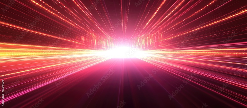 Fototapeta premium Vibrant abstract electronic background with luminous lines creating a sense of motion and space for technology and innovation themes