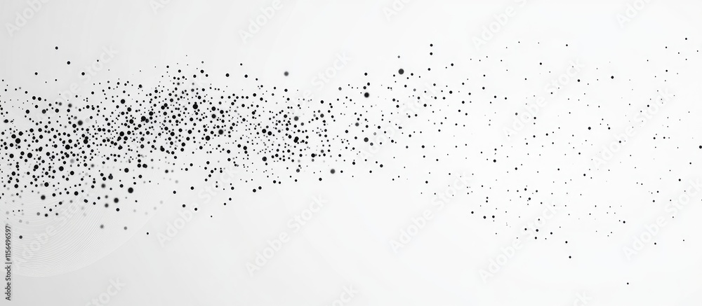 Abstract dotted graphic design illustrating a geometric network connection representing global business, big data, and social communication. Abstract dotted graphic design illustrating a geometric network connection representing global business, big data, and social communication.