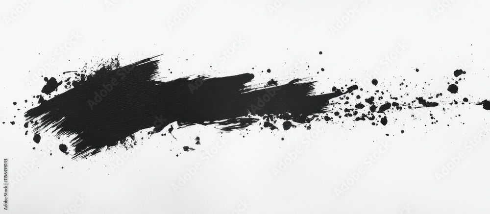 Black Ink Splash Vector for Business Concepts with Blank Space for Custom Text and Creative Design Elements on White Background Black Ink Splash Vector for Business Concepts with Blank Space for Custom Text and Creative Design Elements on White Background