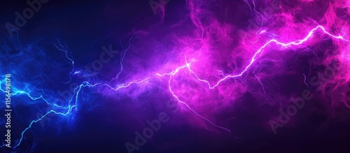 Black Friday Lightning Deals Banner with Vibrant Electric Background and Space for Promotional Text and Special Offers