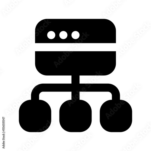 sitemap glyph icon