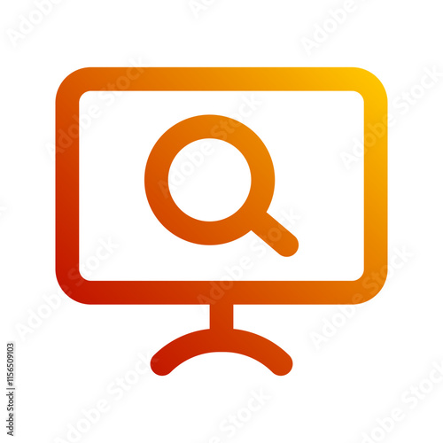 search engine gradient icon