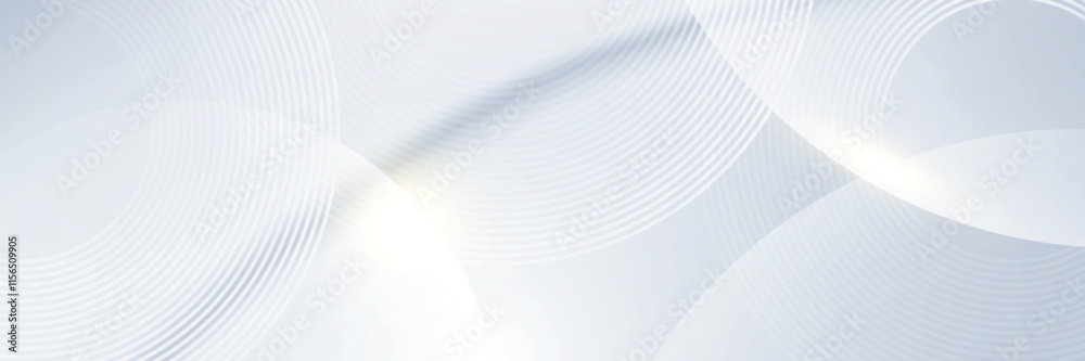 Naklejka premium Abstract grey background with dynamic circle lines. vector eps10