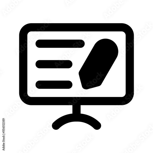 copywriting line icon