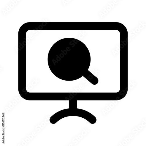 search engine line icon