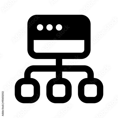 sitemap line icon