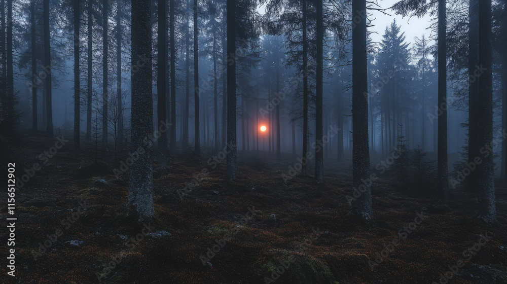 Misty Forest Enchantment: A Journey Through the Fog and Light Misty Forest Enchantment: A Journey Through the Fog and Light