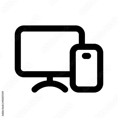 responsive line icon