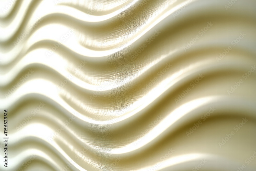 Fototapeta premium Abstract Beige Wave Pattern Background