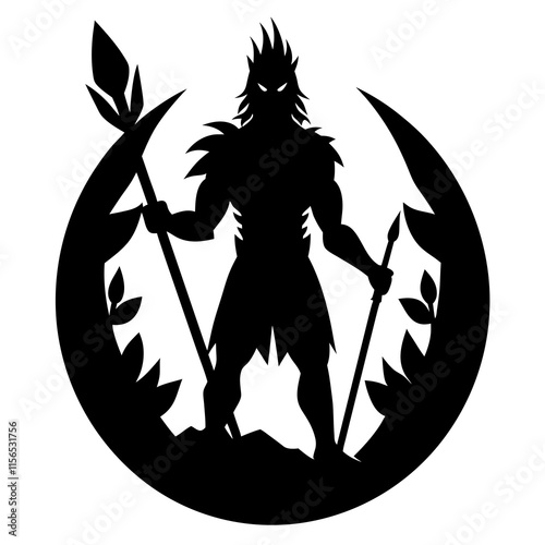 Eco Warrior Silhouette vector silhouette photo