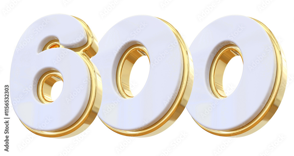 Gold Number 600 Gold Number 600