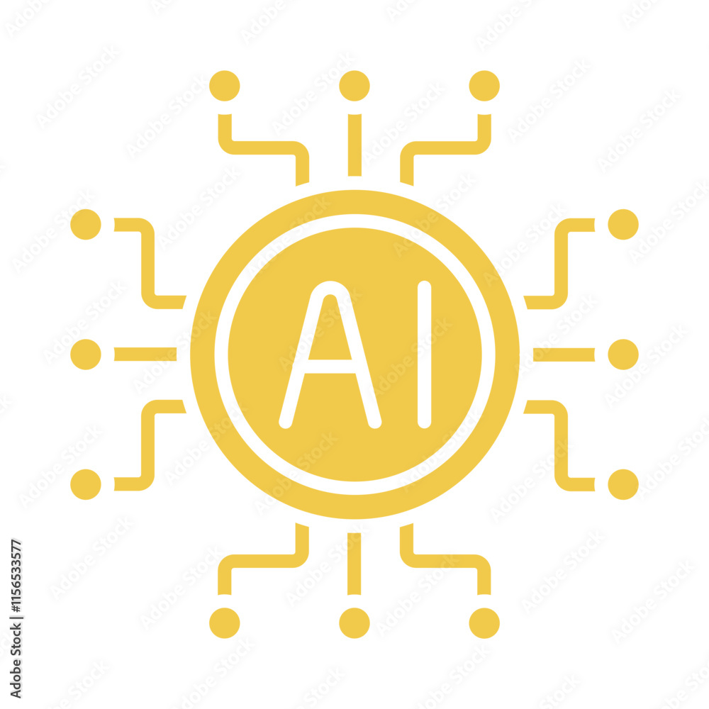 Artificial Intelligence Icon Artificial Intelligence Icon