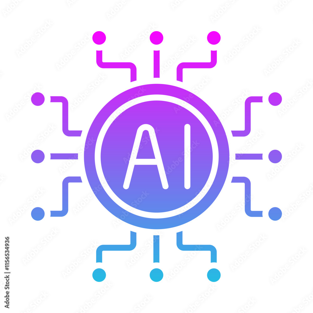 Artificial Intelligence Icon Artificial Intelligence Icon