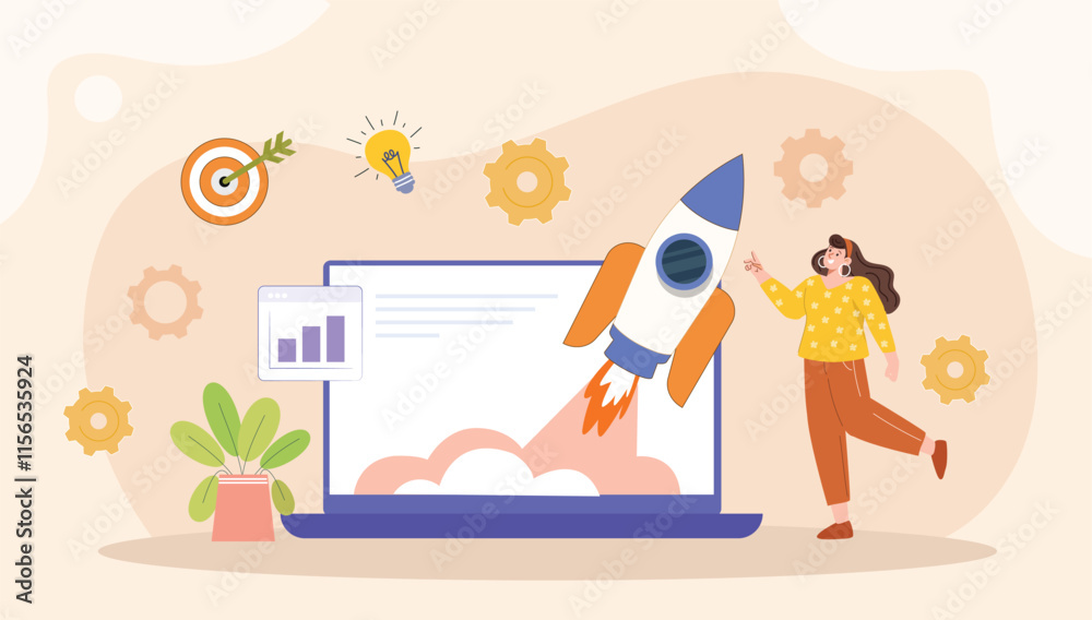 Obraz premium A visually engaging concept illustrating blockchain's role in digital finance and secure cryptocurrency transactions.