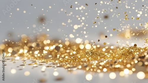 golden christmas lights
