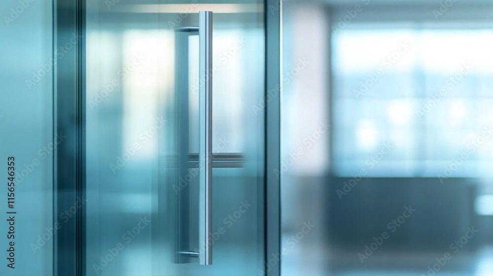 Glass Door with Modern Steel Handle in Bright Aluminium sliding window Glass Door with Modern Steel Handle in Bright Aluminium sliding window