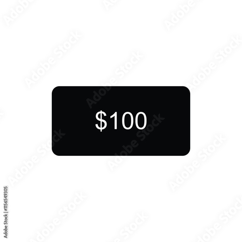"Affordable $100 USD Sticker Vector Illustration - High-Quality Stock Vector | Adobe Stock"