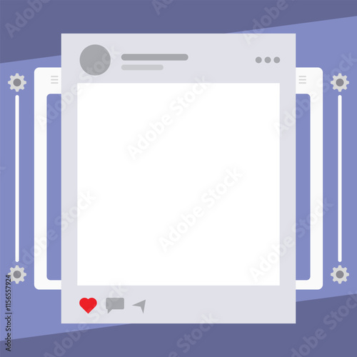 Twibbon Template Design With Interactive Elements