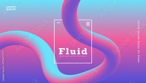 Vector fluid background, duo-tone, harmonious color gradient. Minimalist and elegant style for your page needs