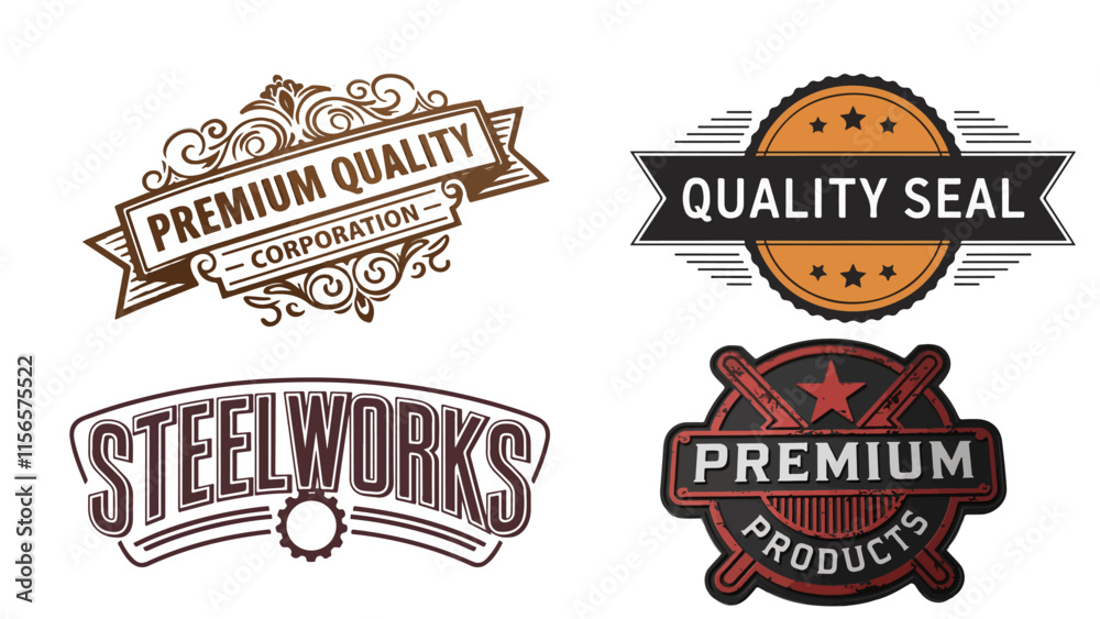 Obraz premium Premium Quality, Steelworks Products 