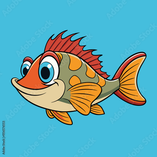 illustration of a fish in the water