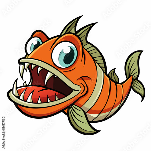 red fish cartoon