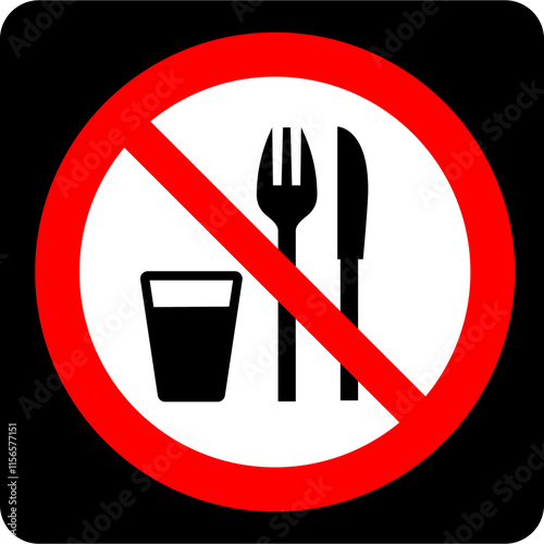 DO NOT DRINK OR EAT,No Food A...