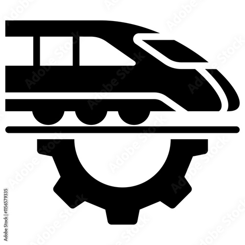 High Speed Train Icon