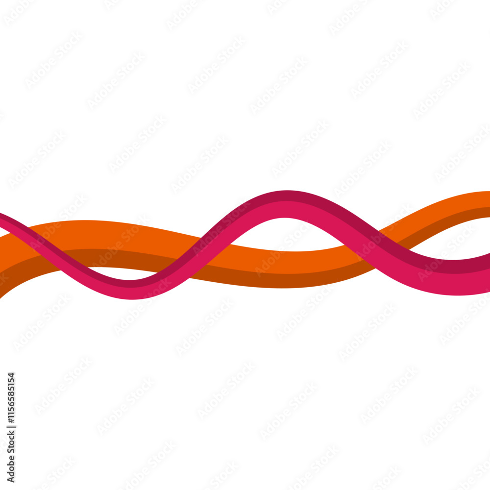 Abstract Wavy Line Border Abstract Wavy Line Border
