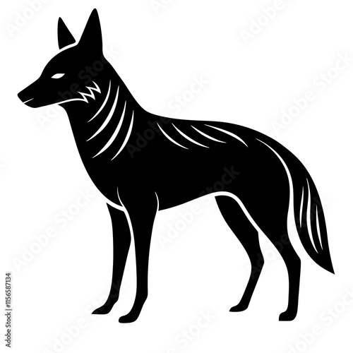 Coyote Silhouette vector illustration