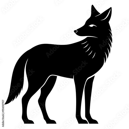 Coyote Silhouette vector illustration