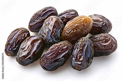 Wallpaper Mural Fresh and Juicy Dates on White Background for Healthy Cuisine Torontodigital.ca