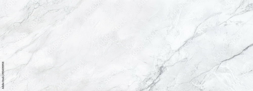 Fototapeta premium White marble texture background. Detailed, high-resolution image of a polished white marble slab showing natural veining.