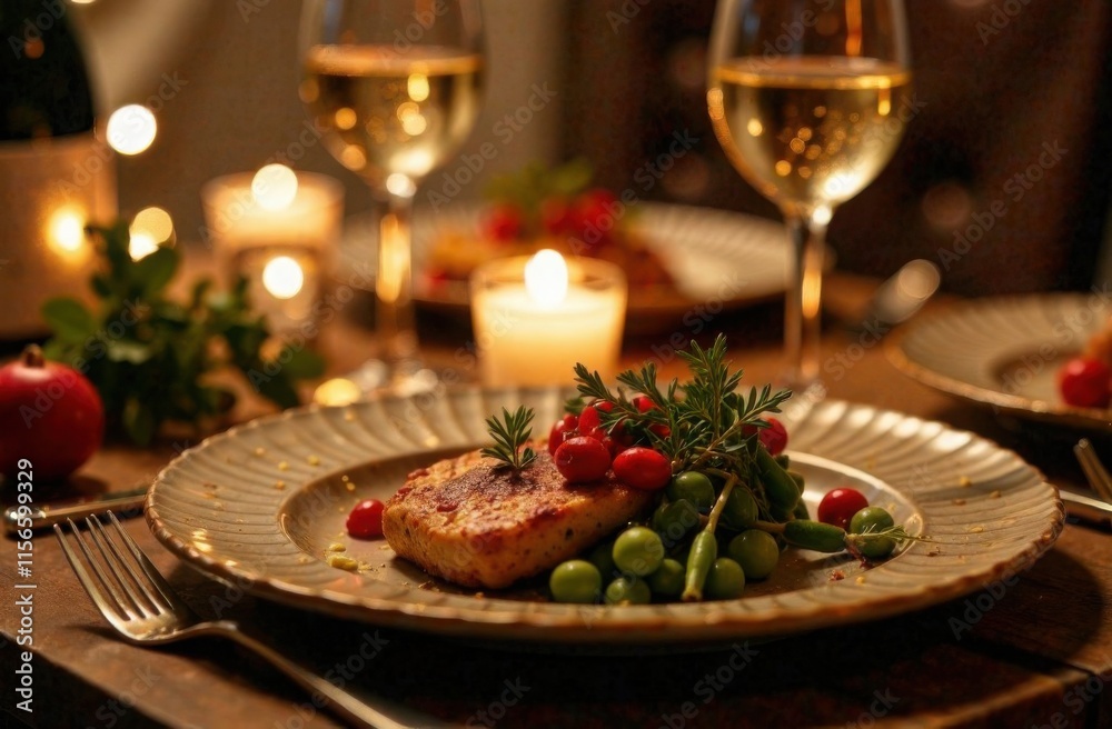 festive dinner by candlelight festive dinner by candlelight
