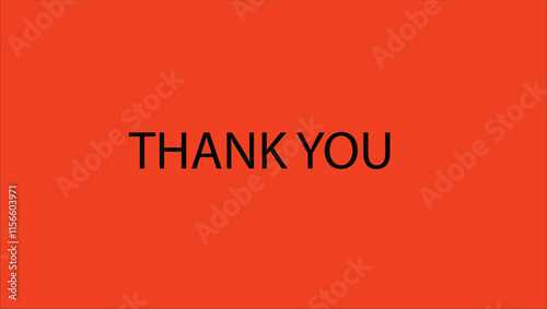 Thank you with Colorful Background