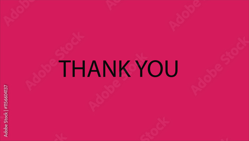 Thank you with Colorful Background