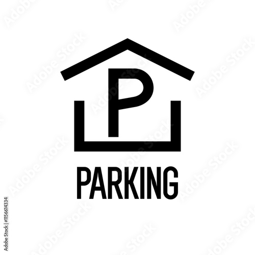 The sign indicates parking for cars. Parking for cars. An icon with the letter P.